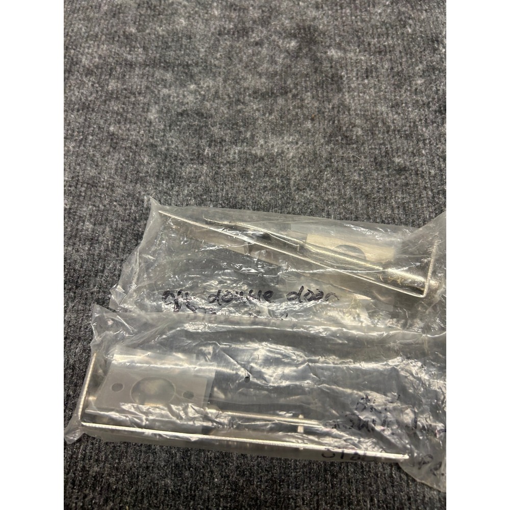 Stainless Steel 6 Inch Flush Bolt Set for Double Doors Brushed Metal Hardware